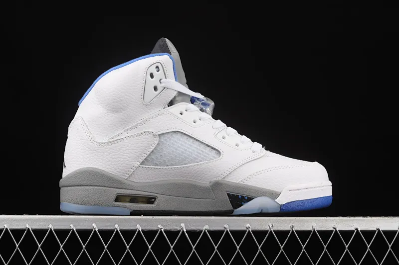 All categories Air Jordan Jordan series basketball shoes Air Jordan 5 G version Air Jordan 5 "Stealth 2.0" AJ5 Joe 5 white and blue color 440888-140